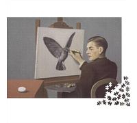 René Magritte Puzzles Di Legno 1000 Piece, DIY Jigsaw Puzzle arte for Teens, museo Challenging Decompression, Fun Games, Educational Toys, Puzzle Impossible opere d'arte famose nel mondo