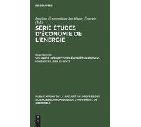René Meyzenc Perspectives énergétiques dans l'industrie des c (Copertina rigida)