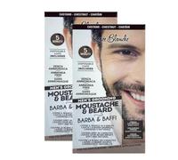 Renee Blanche Colorazione Per Barba E Baffi Tintura Colore Castano Senza Ammoniaca 2X20 Ml (Castano, 2 Unità)