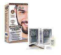Moustace & beard barba e baffi castano scuro