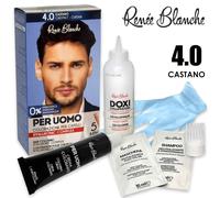 Renee blanche uomo crema colorante 4n castano
