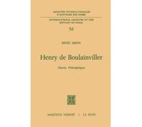 Renée Simon Henry de Boulainviller Tome I (Copertina rigida)