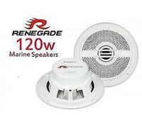 Renegade 5.25" Altoparlanti Marini E All'Aperto Coassiali RXM-52 120W Coppia.