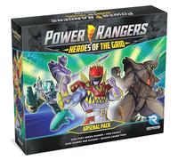 Renegade Game Studios Power Rangers Dino Charge Arsenal Pack Expansion: 4 nuovi personaggi, carte strategie di gioco da tavolo, Heroes of the Grid