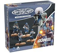 Renegade Games: GI Joe Heroscape - Cobra Troopers & Cobra Flight Pod espansione comune dell'esercito - 5 miniature non verniciate, 2 carte dell'esercito, set da tavolo