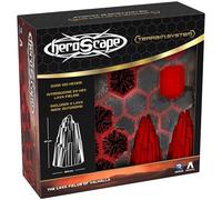 Renegade Games: Heroscape: The Lava Fields of Valhalla - Espansione del terreno, Accessorio per giochi di miniature, 30+ pezzi esagonali di piastrelle, 4 pezzi affioramento in pietra lavica