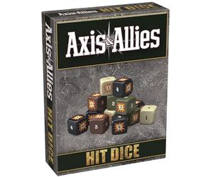 Renegade Games Studios Axis & Allies: Hit Dice - 72 Dice in 4 Styles, 16mm, Military Style Duffel Carry Bag, Strategy Board Game Accessory & Upgrade