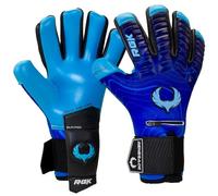 Renegade GK Eclipse Riptide - Guanti professionali da portiere con dita, taglia 9, per giovani adulti, taglio negativo, livello 5, colore: nero