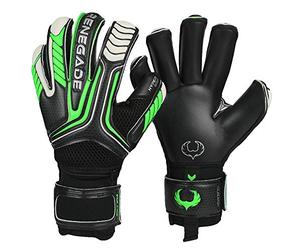 Renegade GK Vulcan Abyss Guanti Da Portiere Con Pro-Tek Protezione Dito | 3.5+3mm Hyper Grip e 4mm Duratek | Guanti Portiere Bambino Con Stecche (Taglia 7, Gioventù, Roll Cut, Lvl 3)