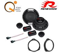 Renegade RX 6.2 C Kit 4 Casse Altoparlanti Auto Fit FIAT Panda 3 serie Anteriori