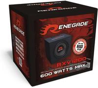 Renegade RXV1200 30cm (12 ") Single-Bassreflex-System 600 Watt Subwoofer Nuovo