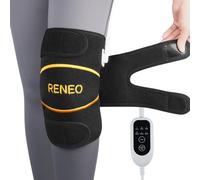 RENEO Cuscinetto riscaldante elettrico per alleviare il dolore al ginocchio, scaldamuscoli indossabili con spegnimento automatico, supporto per ginocchio riscaldato per artrite, rigidità articolare,