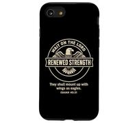 Renewed Strength Isaia 40:31 Aquila Design Christian Gift Custodia per iPhone SE (2020) / 7/8