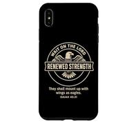 Renewed Strength Isaia 40:31 Aquila Design Christian Gift Custodia per iPhone XS Max