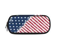 Renewold Novità Bandiera Americana Stampa Astuccio Scuola Cancelleria & Forniture per Ufficio Portatile Leggero Astuccio Matita Astuccio Portapenne Porta Matite per Organizzare Pennarelli Penne