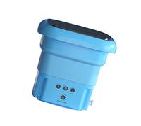 Rengu Mini Lavatrice, Secchio per Lavaggio Portatile per Rimozione Macchie Forte per Dormitorio (Blu)