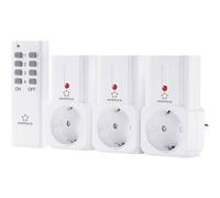 Set 3 prese radiocomandate 2000W Renkforce con telecomando 4 ch. 4 gruppi