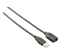 Renkforce 1365368 USB 2.0 Connettore A a Cavo - 10m - Nero