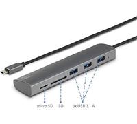 Renkforce 3+2 porte hub usb 3.1 con lettore di schede sd incorporato