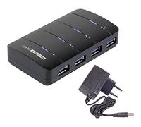 Renkforce 4 porte hub usb 3.0 con porta di ricarica rapida led stato