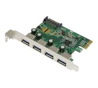 Renkforce 4 Porte Scheda controller USB 3.0 USB-A PCIe
