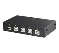 Commutatore USB 2.0 Renkforce 4 Porte Nero
