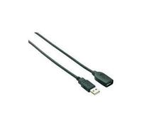RenkForce - Cavo di estensione USB - USB (M) a USB (W) - USB 2.0 - 5 V - 0,5 A - 10 m - passivo - nero NEW