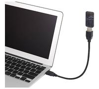 Renkforce Cavo USB USB 2.0 Spina USB-A, Presa USB-A 0.16 m Nero cavo flessibile a collo di cigno, contatti connettore d