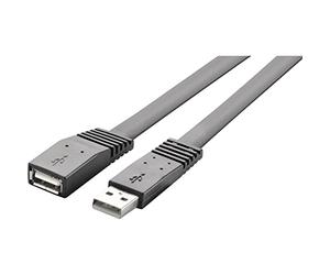 Renkforce Cavo USB 2.0 USB-A, presa USB A 3.00 m, nero altamente flessibile