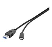 Renkforce Cavo USB USB 3.2 Gen1 (USB 3.0) Spina USB-A, Spina USB-C® 1.80 m Nero