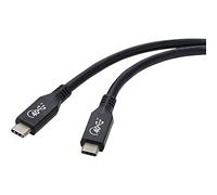 RENKFORCE Cavo USB USB4™ USB-C maschio 0.80 m Nero Connettore Alluminio RF-4870098
