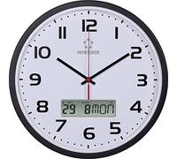 1344640 Renkforce hd-wrcl135 radiocontrollato orologio da parete 32 cm x 4.5