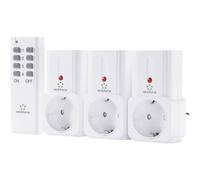 Set 3 prese radiocomandate 2000W Renkforce con telecomando 4 ch. 4 gruppi