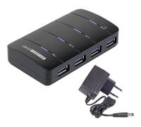 Renkforce RF-3016752 4 Porte Hub USB 3.0 Con LED di stato Nero