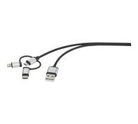 Renkforce RF-3334578 Cavo USB USB 2.0 Spina USB-A, Spina USB-C®, Spina USB-Micr