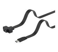 Renkforce RF-3415030 Cavo USB USB 3.2 Gen1 Spina USB-C®, Presa USB-C® 0.25 m Ne