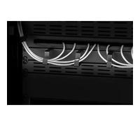 Renkforce RF-3429148 19 pollici Pannello passacavi per armadio rack 1 U Nero