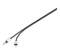 Renkforce RF-3432028 Apple Lightning / Jack Audio Cavo [1x Spina Dock Lightnin