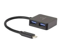 Renkforce RF-3754006 4 Porte Hub USB 3.0 Nero