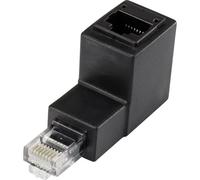 Renkforce RF-4087416 RJ45 Rete Adattatore CAT 5e Angolato a 90° verso il basso