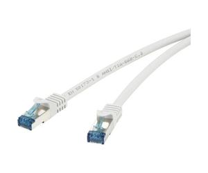 Renkforce RF-4145286 RJ45 Cavo di rete, cavo patch CAT 6A S/FTP 3.00 m Grigio