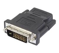 Renkforce RF-4212228 - Adattatore HDMI/DVI (1 presa HDMI - 1 connettore DVI 24+1 pol), colore: Nero