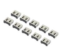 Renkforce RF-4463019 10 inserti blocca porte USB Argento