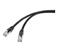 Renkforce RF-4538200 RJ45 Cavo di rete, cavo patch CAT 6A S/FTP 15.00 m Nero a