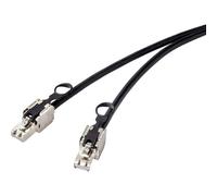 Renkforce RF-4538220 RJ45 Cavo di rete, cavo patch CAT 6A S/FTP 20.00 m Nero c