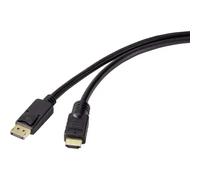 Renkforce RF-4596876 DisplayPort / HDMI Cavo adattatore Spina DisplayPort, Spin