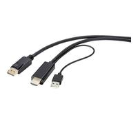 Renkforce RF-4600632 DisplayPort / HDMI Cavo adattatore Spina DisplayPort, Spin