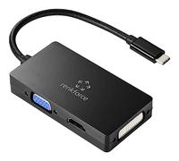 RF 4633066 USB-C / HDMI DVI VGA ADATTATORE 1X SPINA PRESA