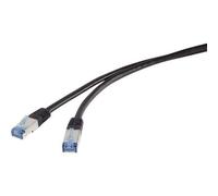 Renkforce rf 4673696 rj45 cavo di rete patch cat 6a s/ftp 20.00 m nero