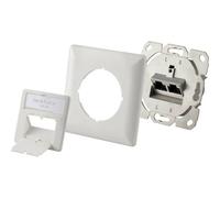 Renkforce RF-4695152 Presa di rete Da incasso Inserto con piastra centrale e te